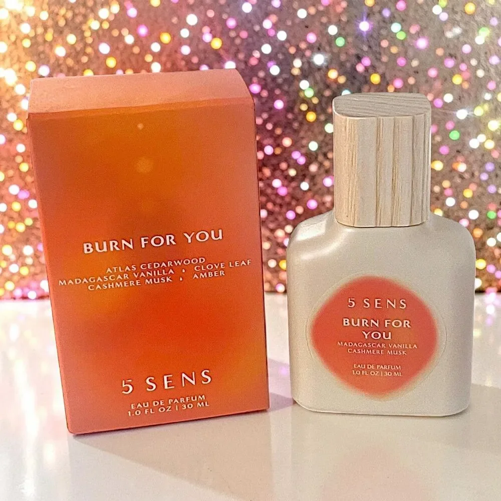 5 SENS Burn for You Fragrance 1.0 fl oz 30 ml full size New In Box RV $65